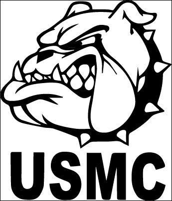 U.S. Marines Vinyl Bull Dog