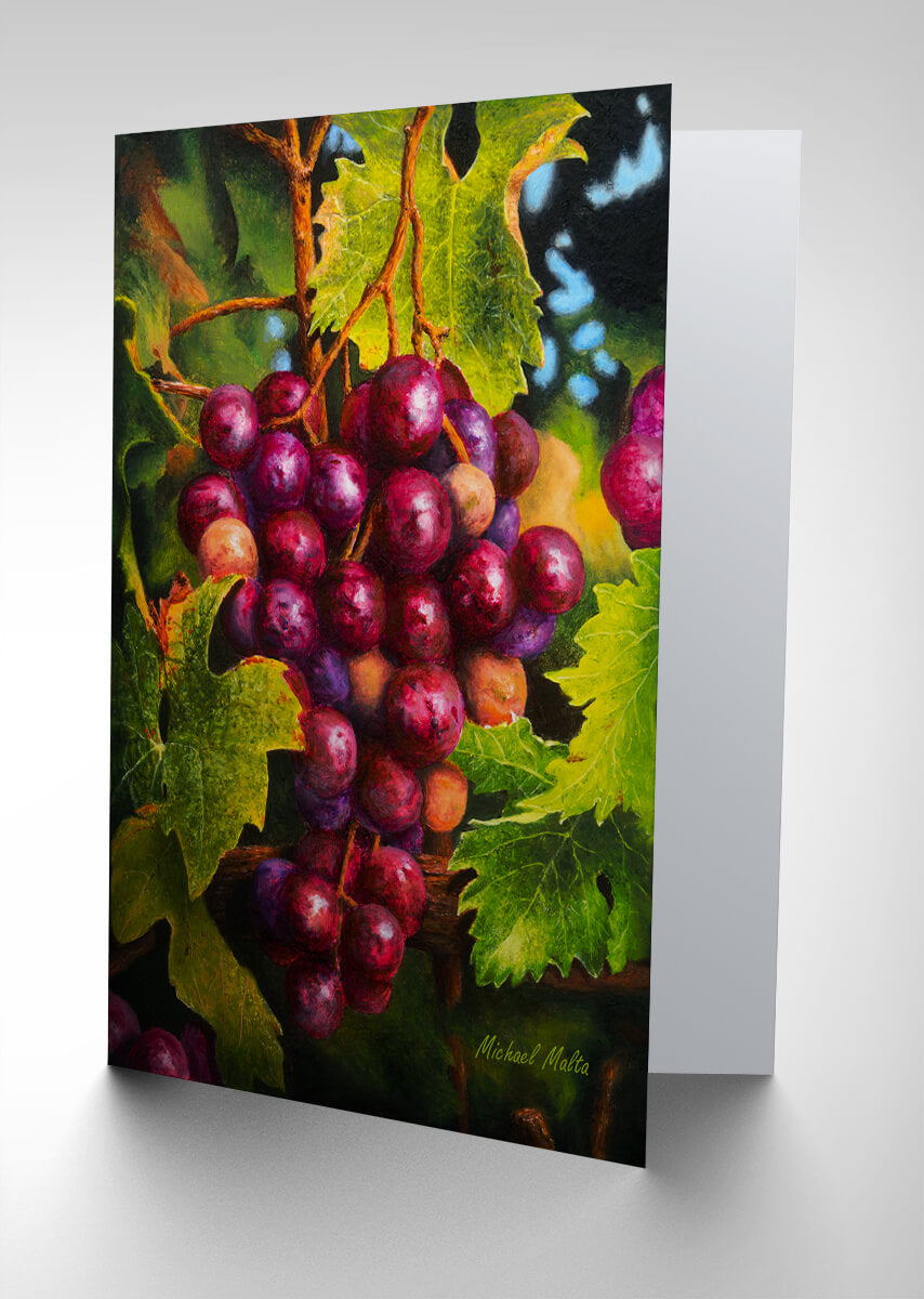 Uva Rossa - Greeting Card