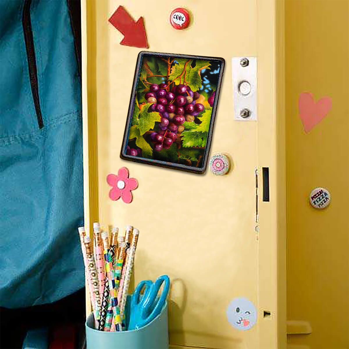 Uva Rossa - Framed Magnet