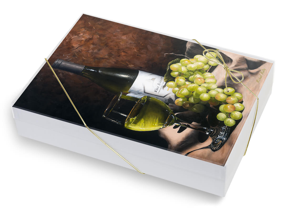 Vino Bianco - Greeting Card
