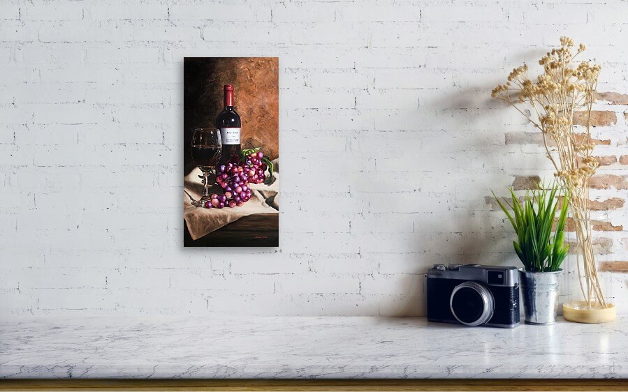 Vino Rosso - Studio Canvas Print
