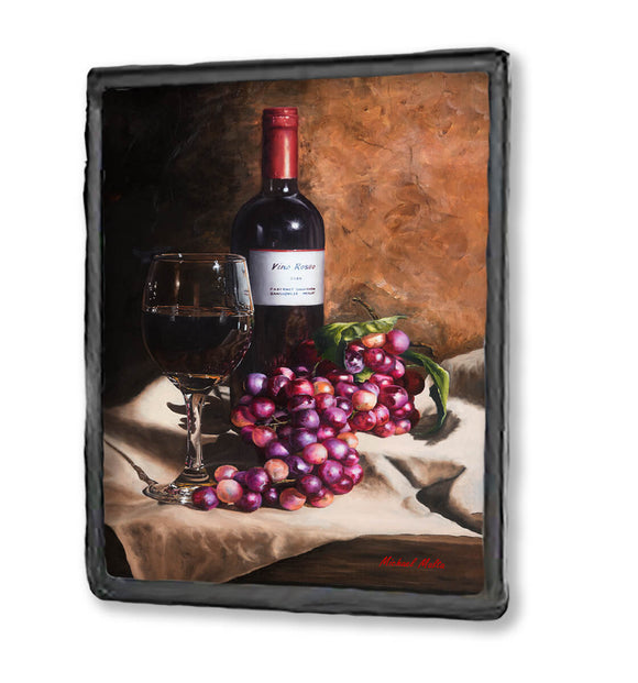 Vino Rosso - Framed Magnet