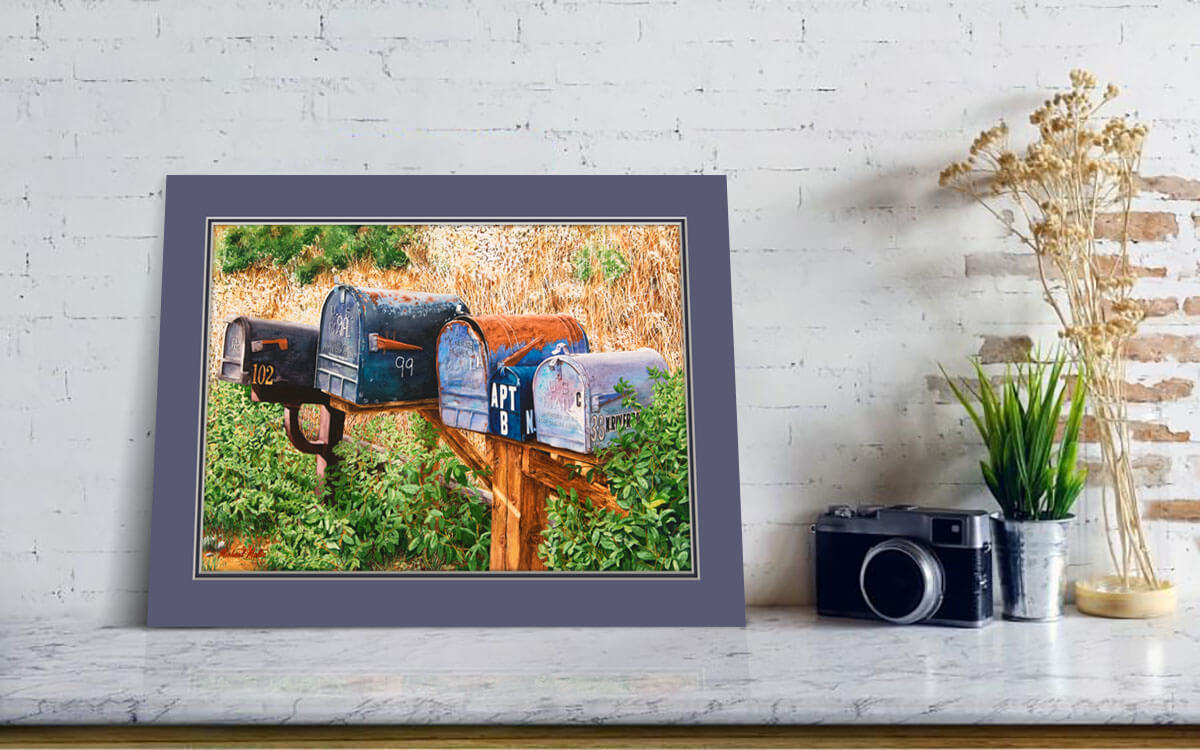 You Got Mail Matted Prints