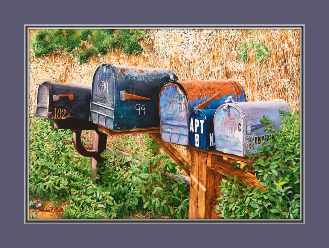 You Got Mail Matted Prints