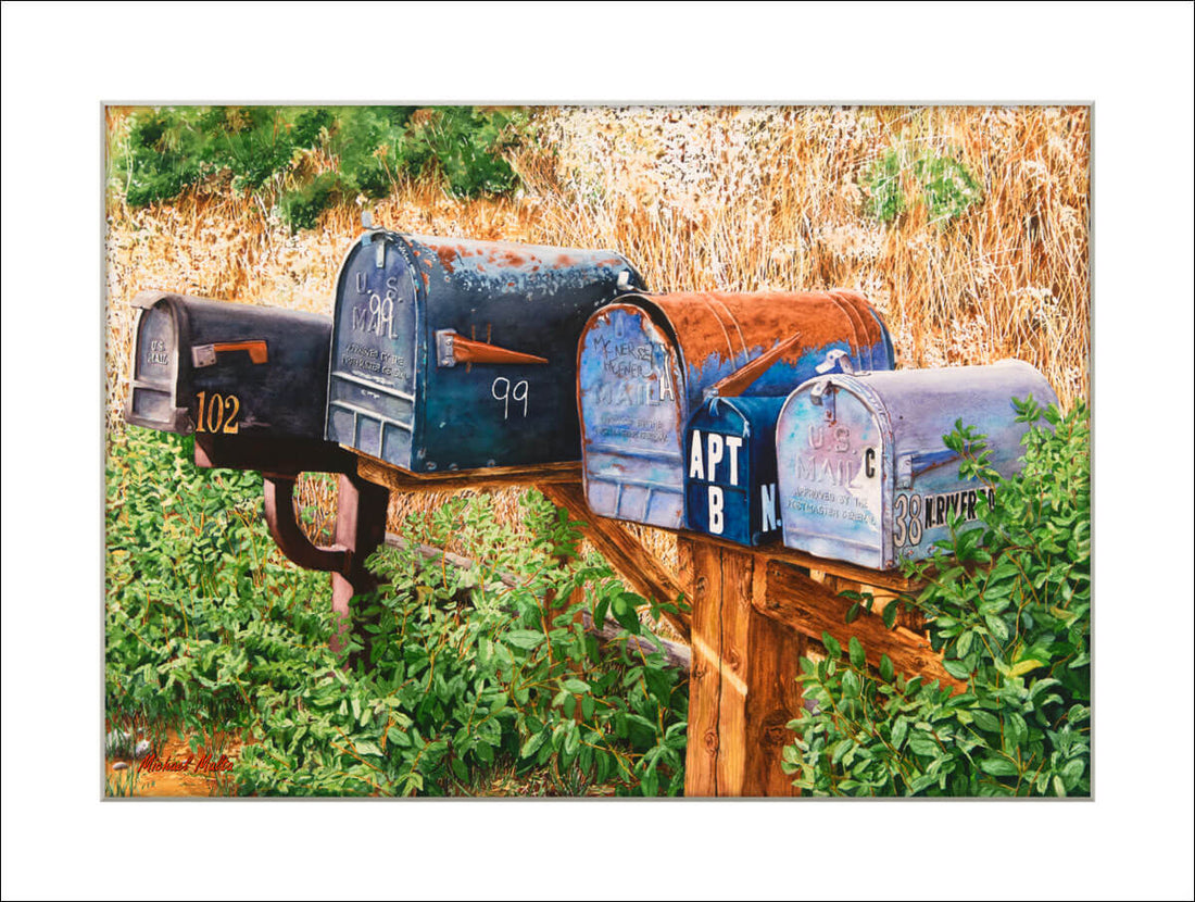 You Got Mail Matted Prints