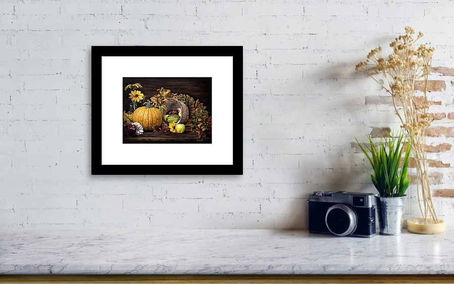 A Touch Of Autumn - Framed Print