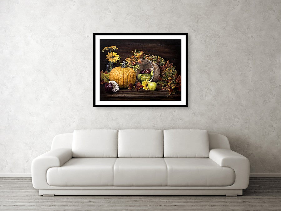 A Touch Of Autumn - Framed Print