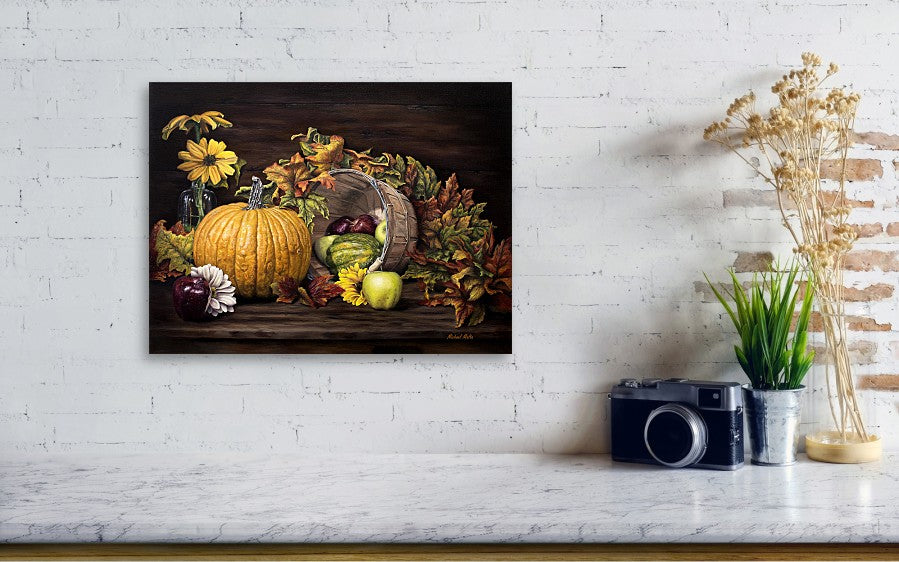 A Touch Of Autumn - Metal Print