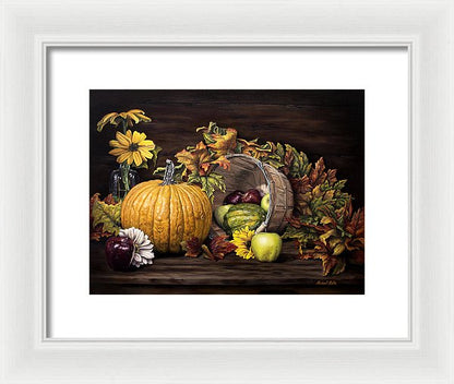 A Touch Of Autumn - Framed Print