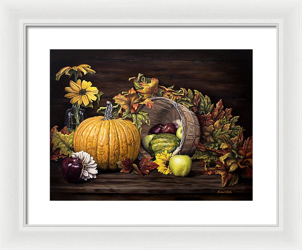 A Touch Of Autumn - Framed Print