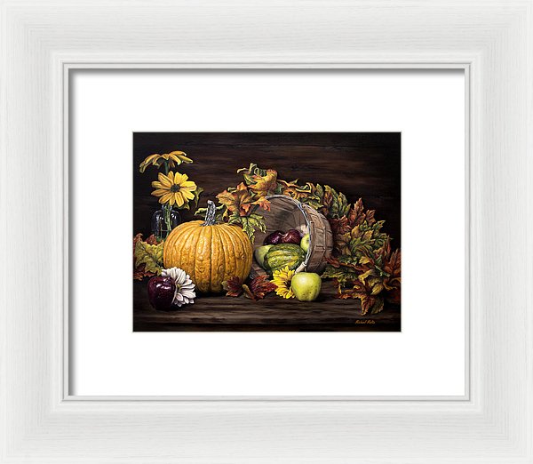 A Touch Of Autumn - Framed Print