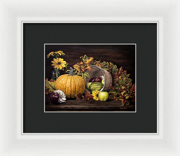 A Touch Of Autumn - Framed Print