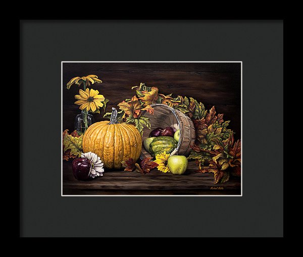 A Touch Of Autumn - Framed Print