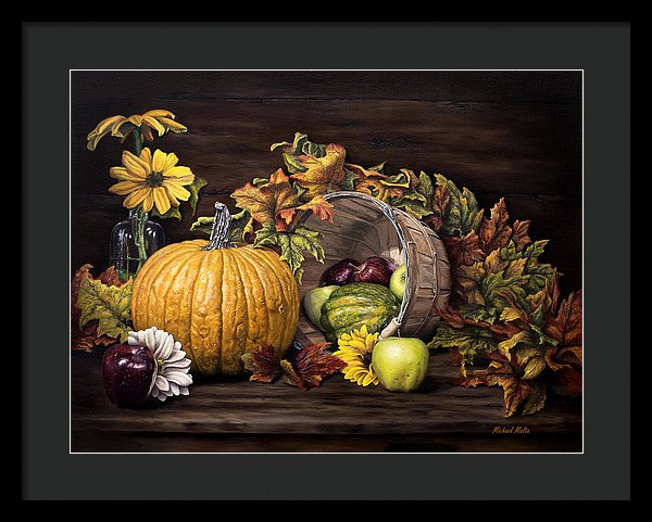 A Touch Of Autumn - Framed Print