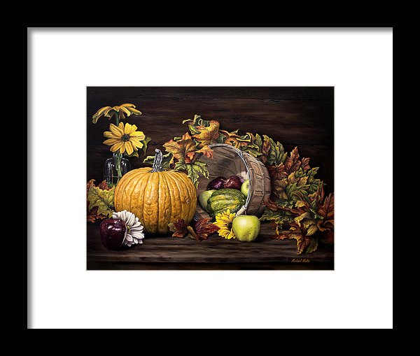 A Touch Of Autumn - Framed Print