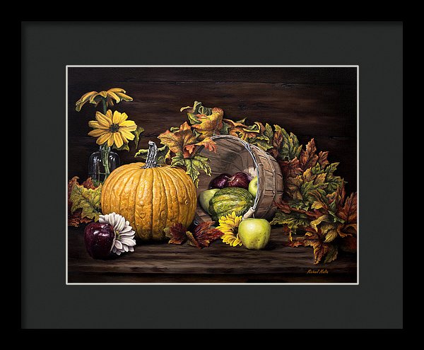 A Touch Of Autumn - Framed Print