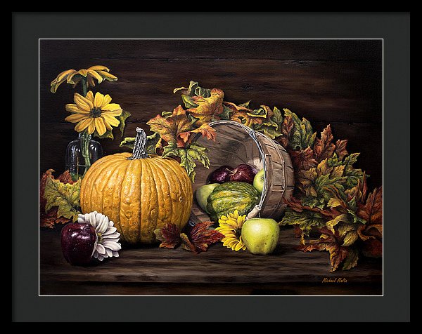 A Touch Of Autumn - Framed Print