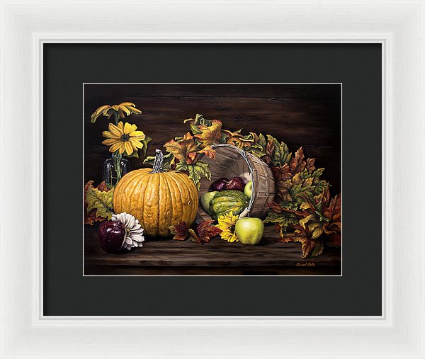 A Touch Of Autumn - Framed Print