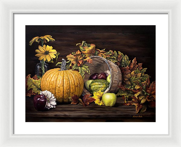 A Touch Of Autumn - Framed Print