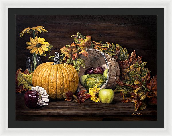 A Touch Of Autumn - Framed Print