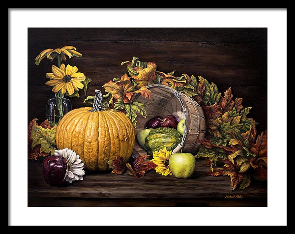 A Touch Of Autumn - Framed Print