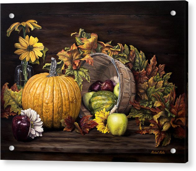 A Touch Of Autumn - Acrylic Print