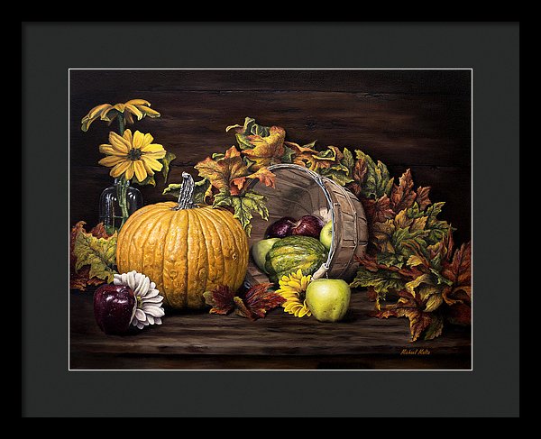 A Touch Of Autumn - Framed Print