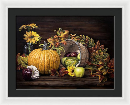 A Touch Of Autumn - Framed Print