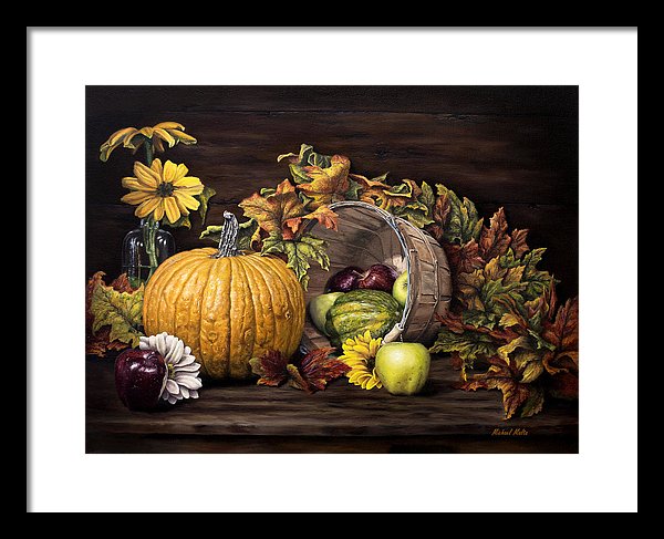 A Touch Of Autumn - Framed Print