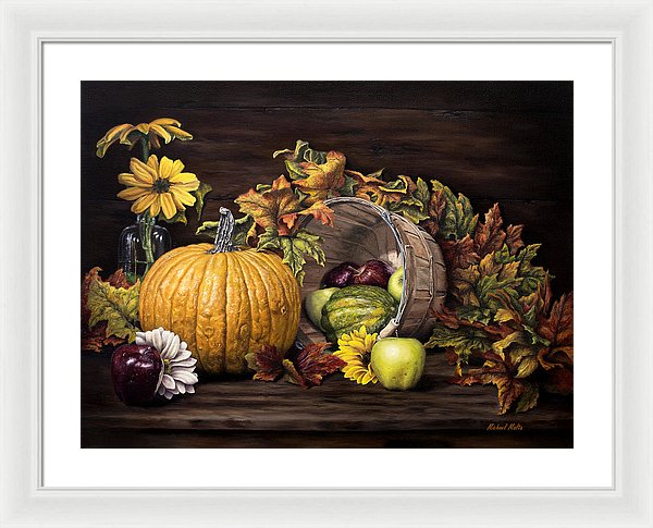 A Touch Of Autumn - Framed Print