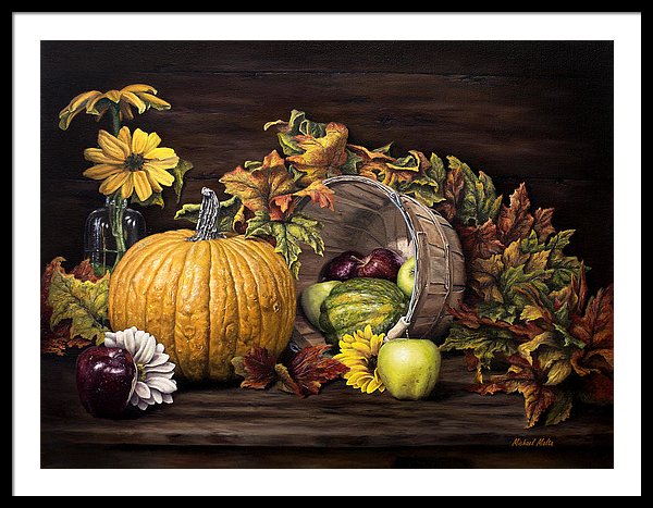 A Touch Of Autumn - Framed Print