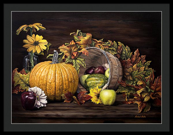 A Touch Of Autumn - Framed Print