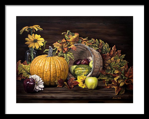 A Touch Of Autumn - Framed Print