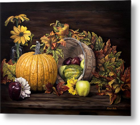 A Touch Of Autumn - Metal Print