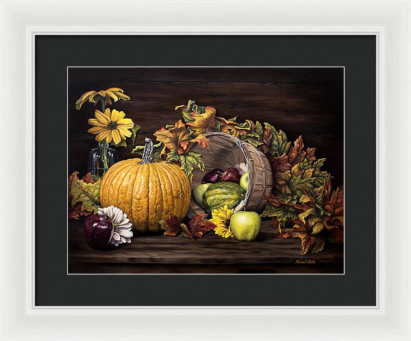 A Touch Of Autumn - Framed Print