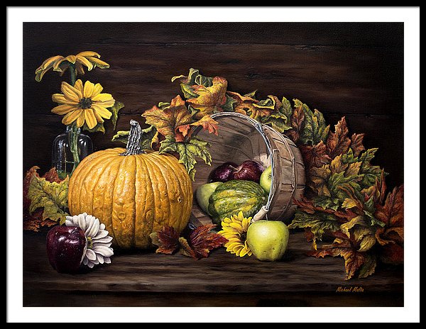 A Touch Of Autumn - Framed Print