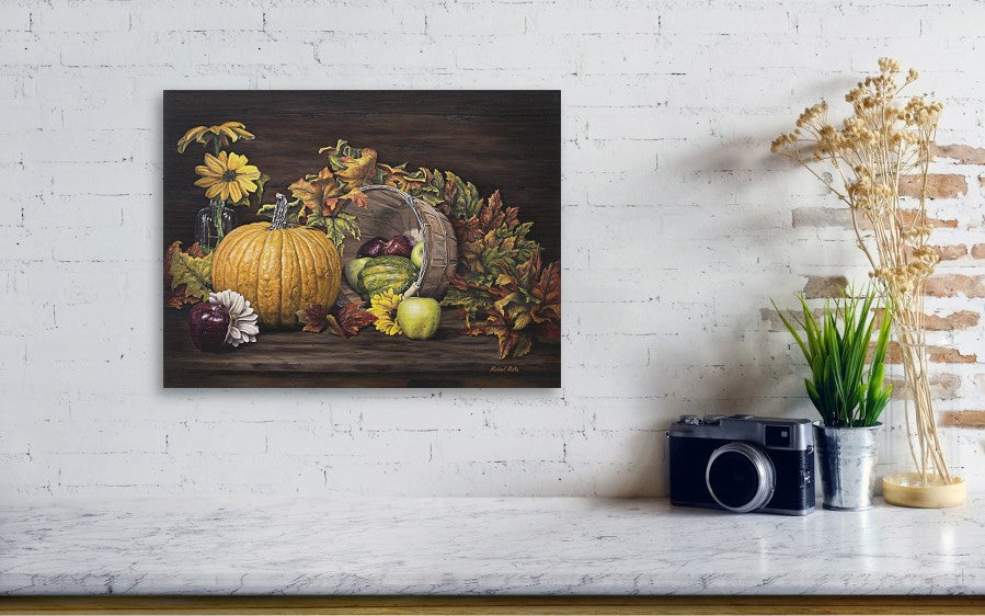 A Touch Of Autumn - Wood Print