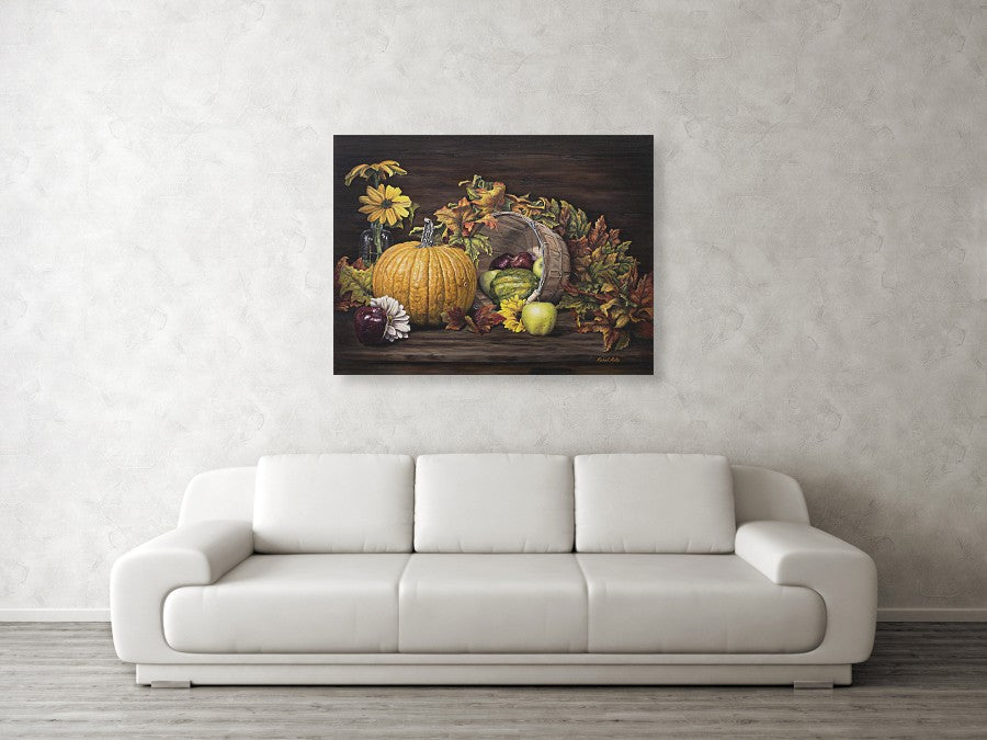 A Touch Of Autumn - Wood Print