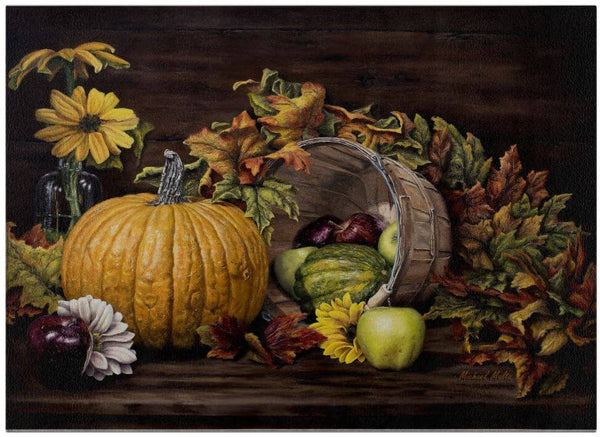 A Touch Of Autumn - Glass Cutting Board