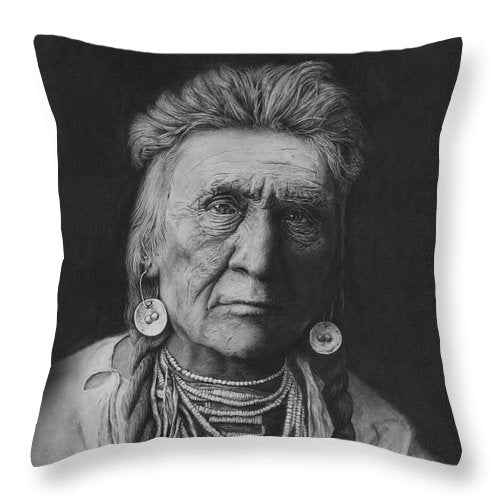 Crow Warrior - Throw Pillow