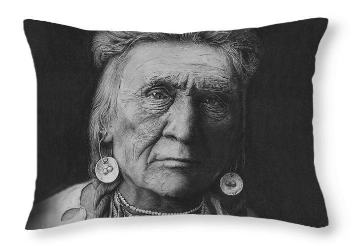 Crow Warrior - Throw Pillow