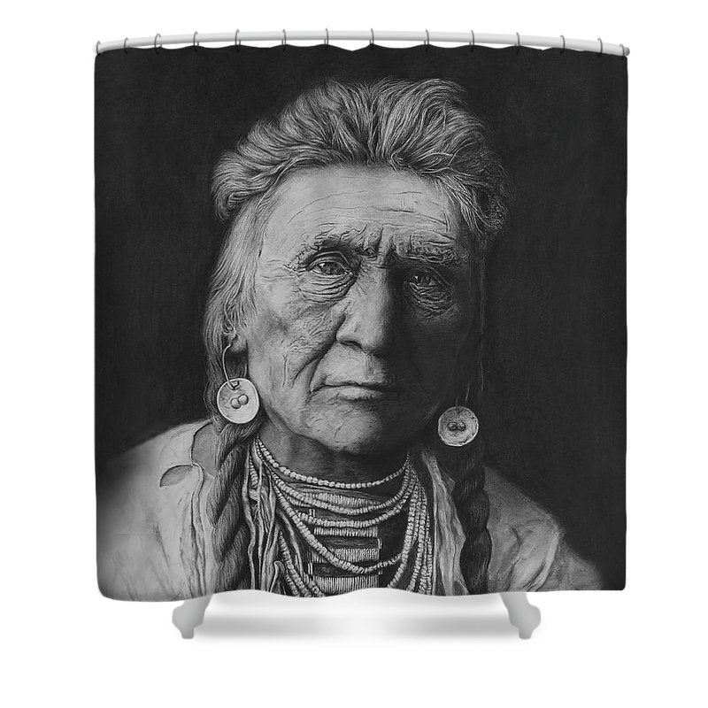 Crow Warrior - Shower Curtain