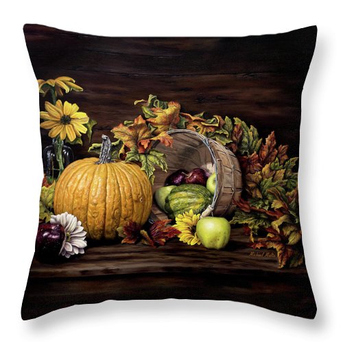 A Touch Of Autumn - Throw Pillow