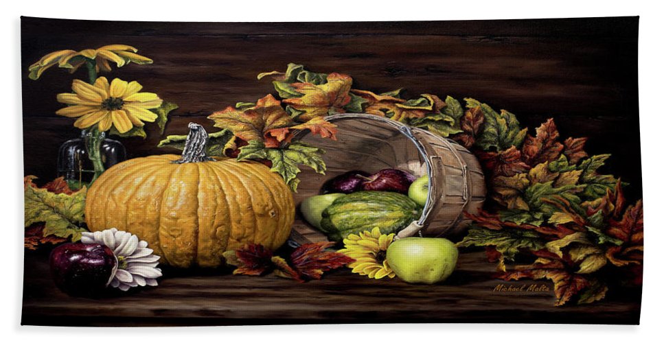 A Touch Of Autumn - Beach Towel