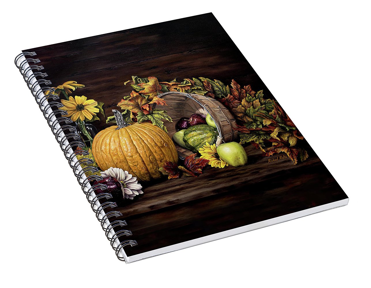 A Touch Of Autumn - Spiral Notebook