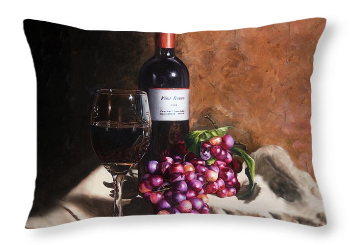 Vino Rosso - Throw Pillow