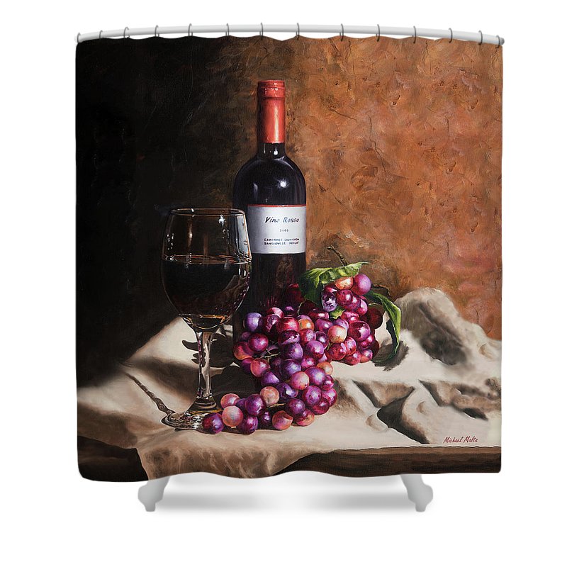 Vino Rosso - Shower Curtain