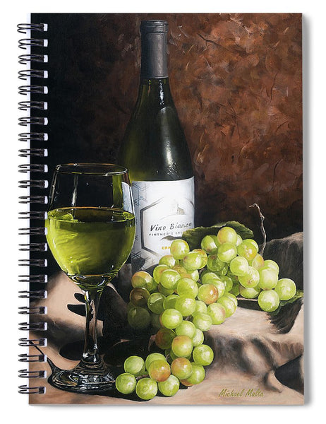 Vino Bianco - Spiral Notebook