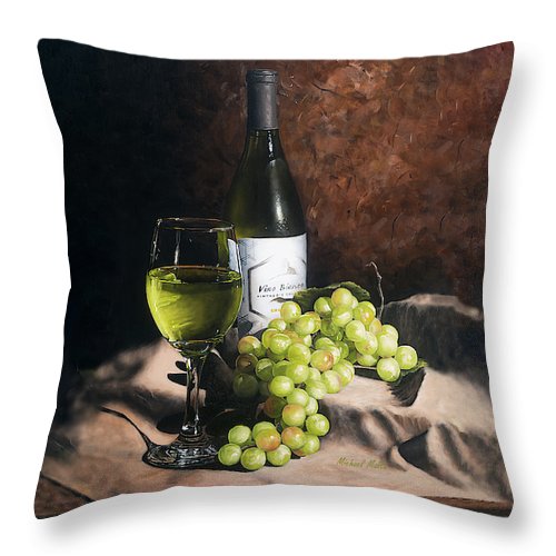 Vino Bianco - Throw Pillow