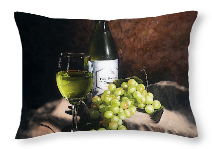 Vino Bianco - Throw Pillow